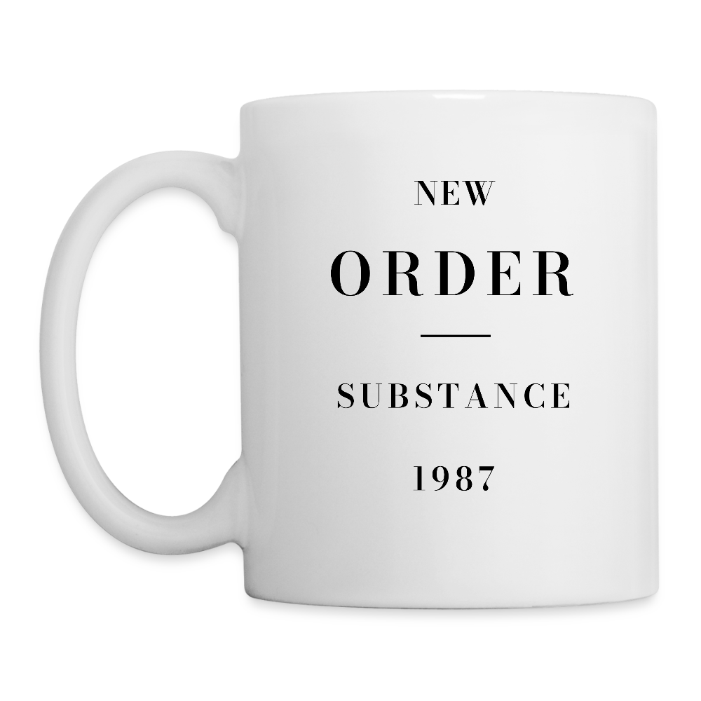 New Order Substance 1987 Coffee/Tea Mug - white