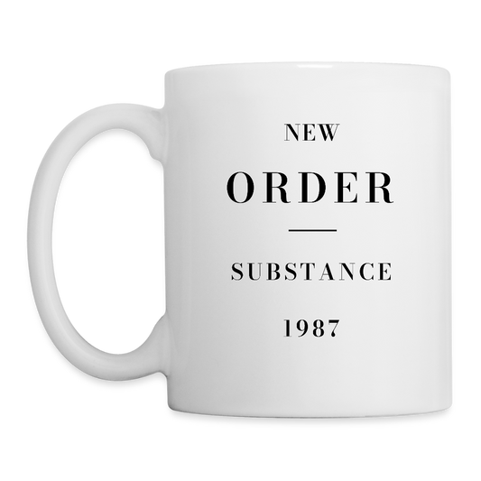New Order Substance 1987 Coffee/Tea Mug - white