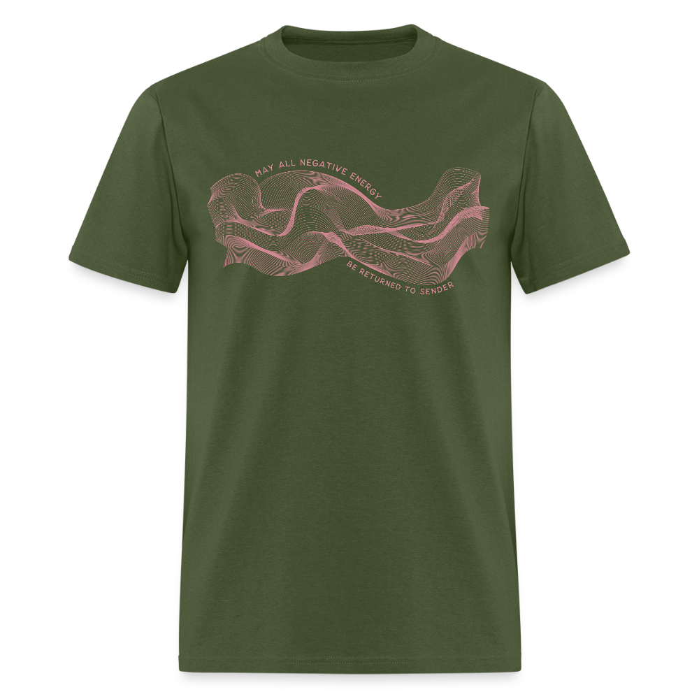 May All Negative Energy Be Returned to Sender Unisex Classic T-Shirt - military green