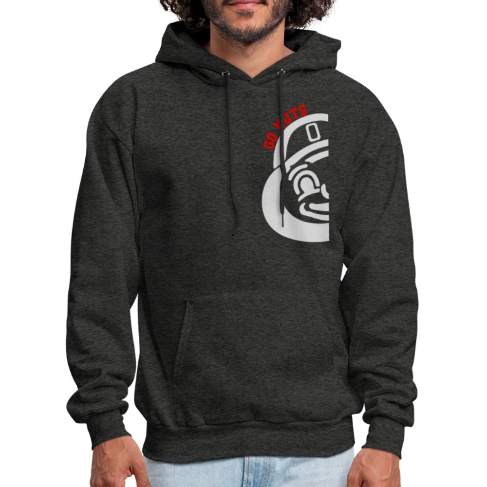 Go Nuts Brutus Men's Hoodie - charcoal grey