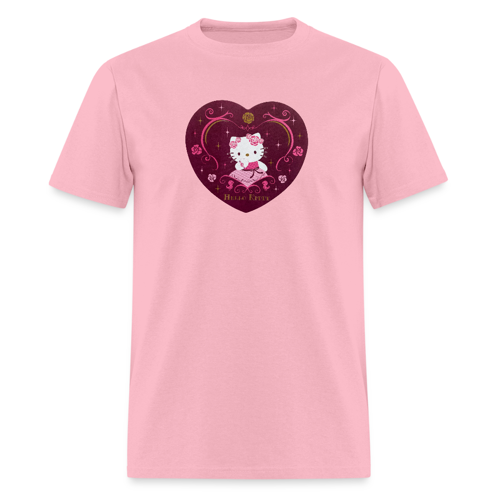 Hello Kitty Rose Heart Unisex Classic T-Shirt - pink