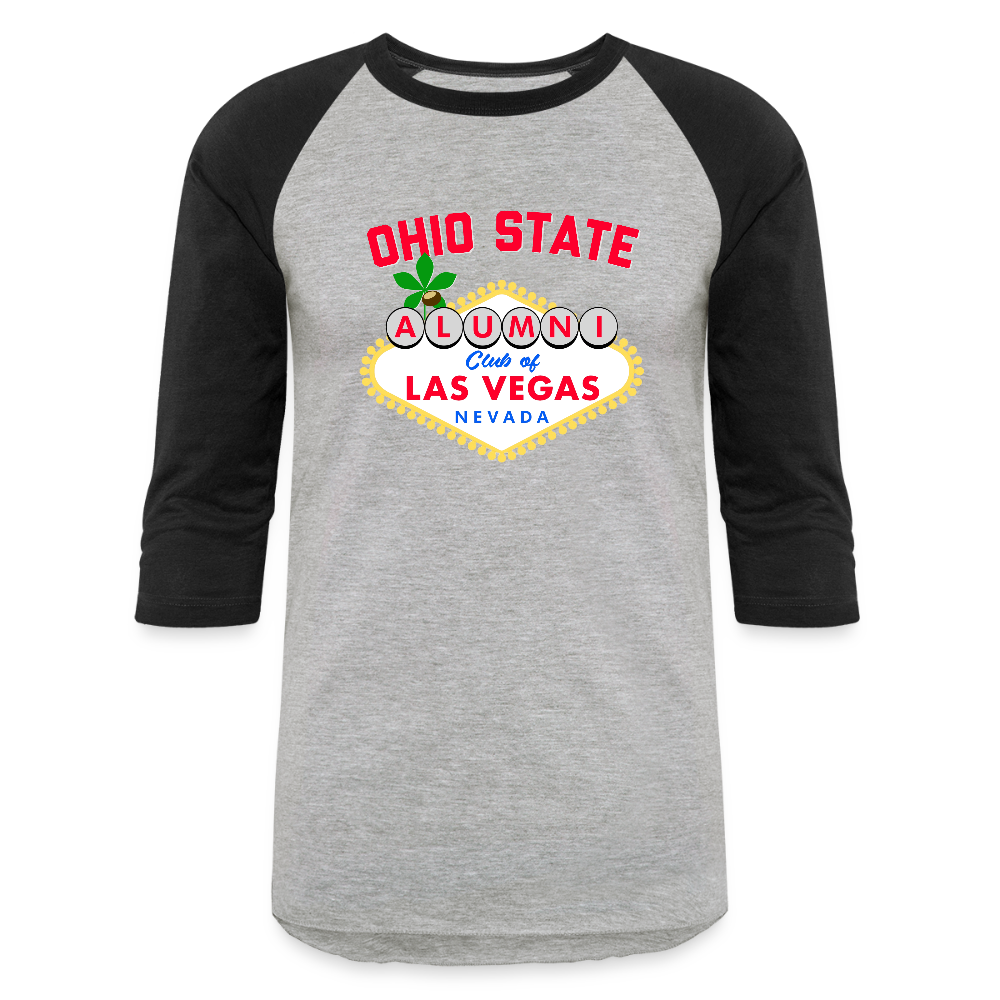 OSAC Baseball T-Shirt - heather gray/black