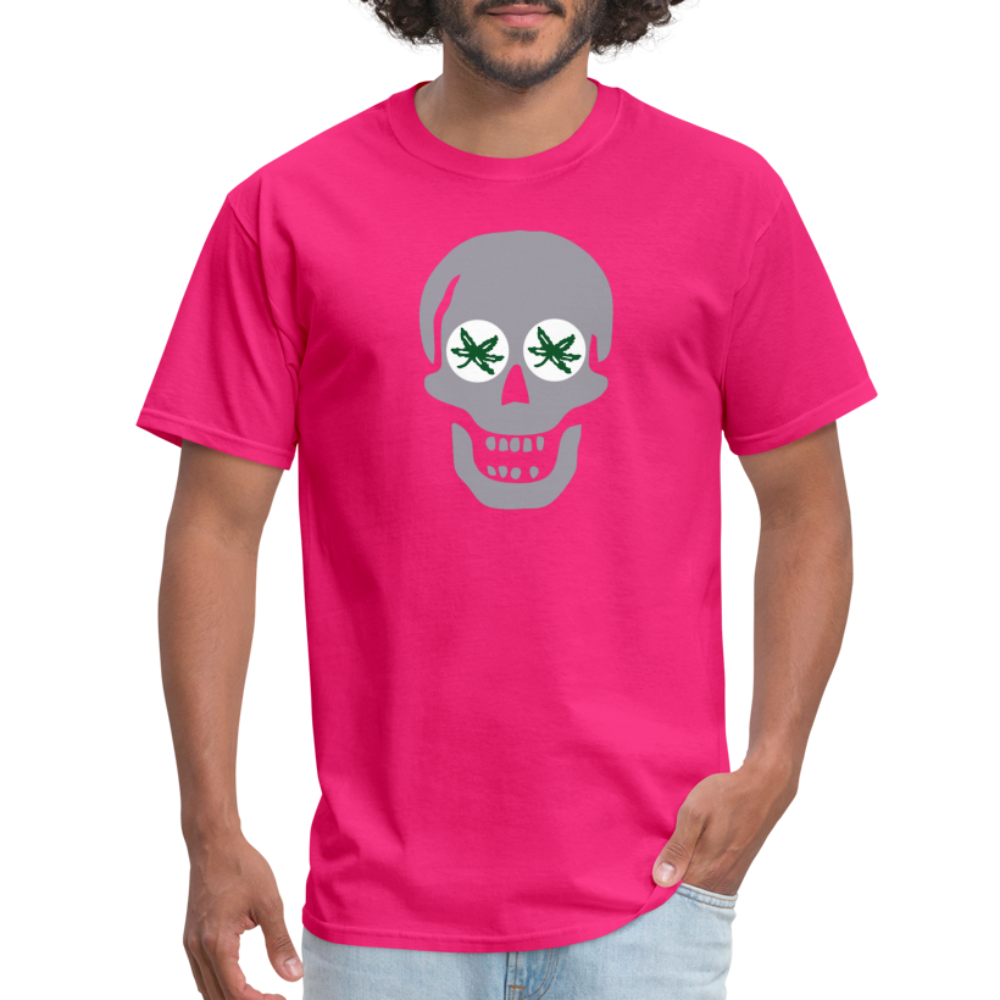 Skull BuckEYES Unisex Classic T-Shirt - fuchsia