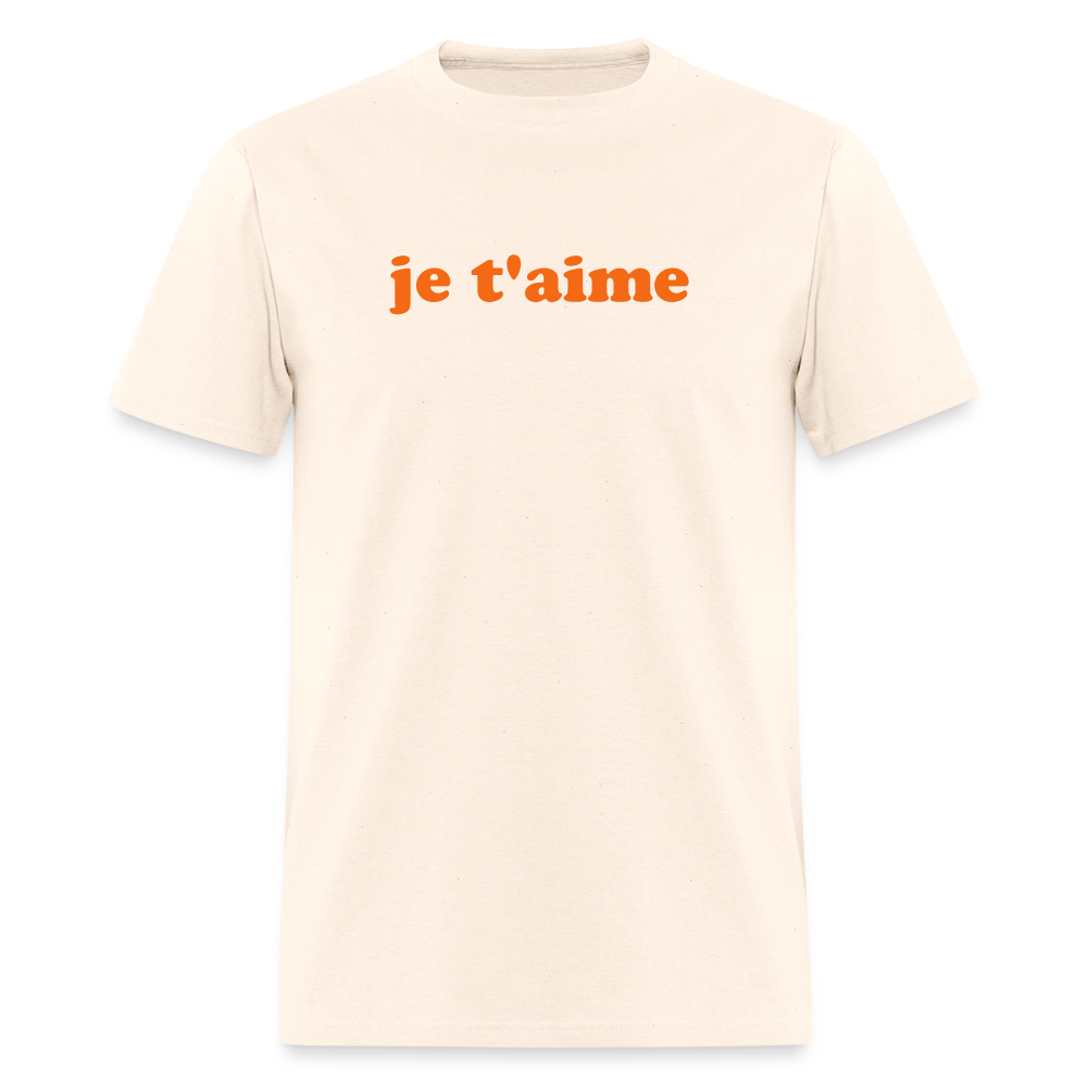 je t'aime Unisex Classic T-Shirt - natural