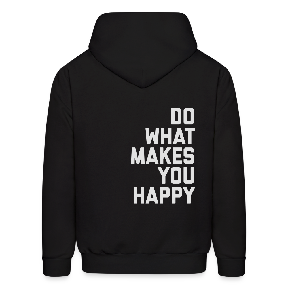 Do What Makes You Happy Men's Hoodie - black