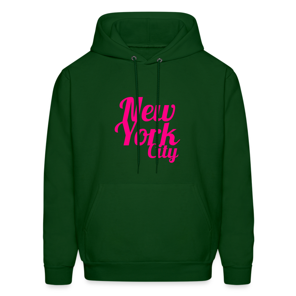 New York City Men's Hoodie - forest green