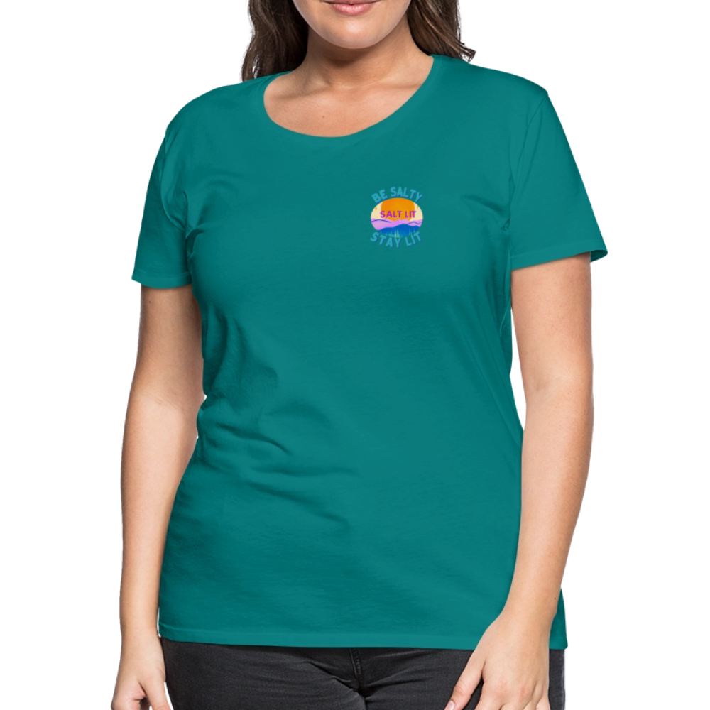 SALTLIT Scoop Neck - teal