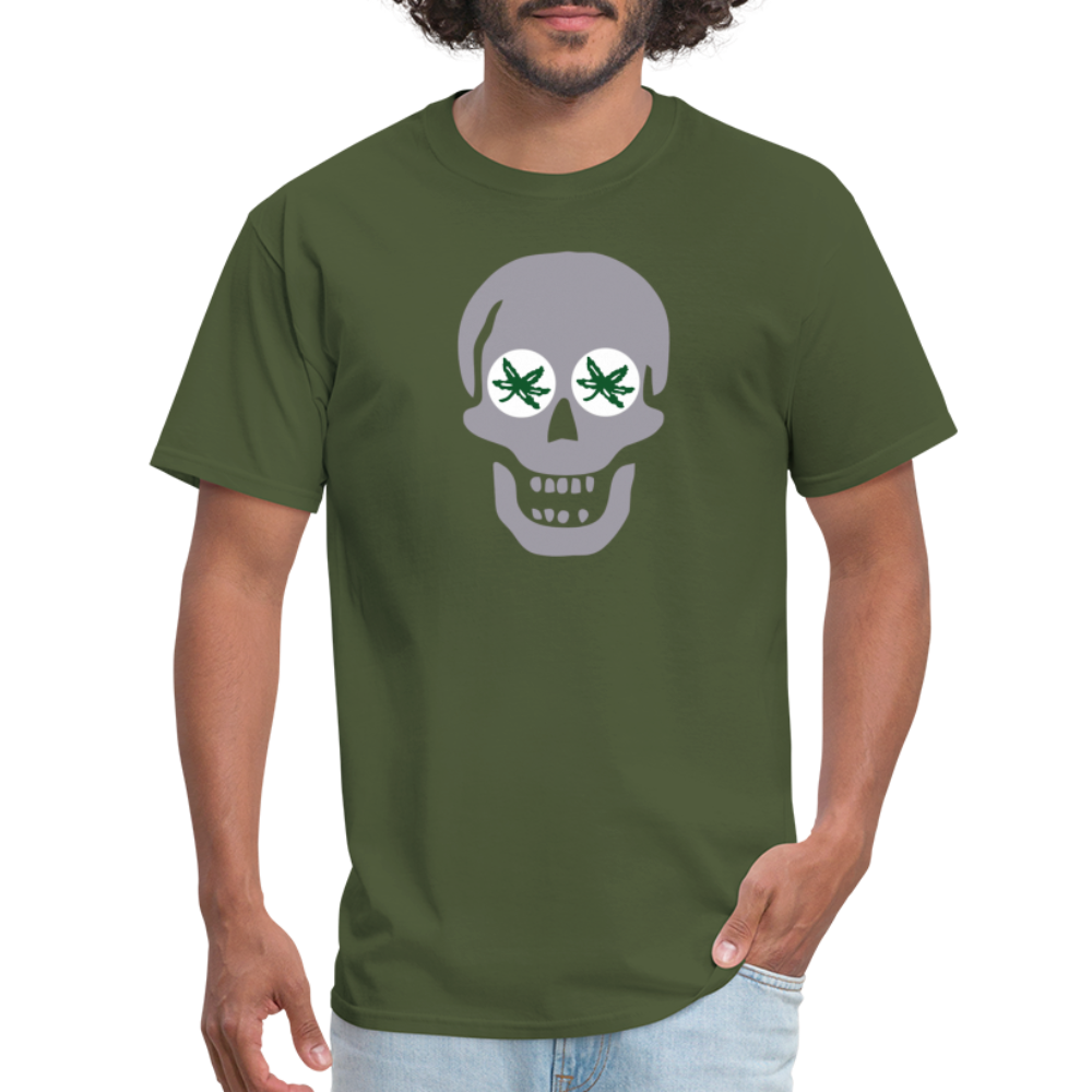Skull BuckEYES Unisex Classic T-Shirt - military green