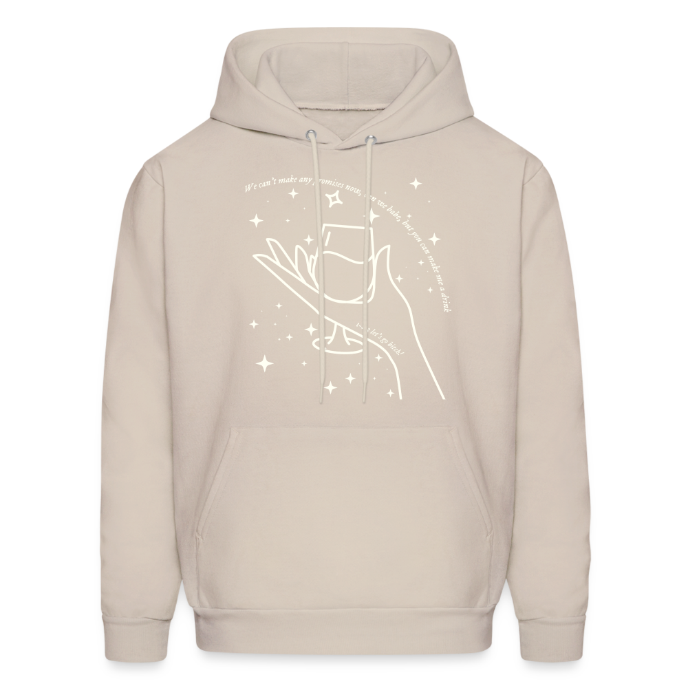 Delicate Make me a Drink Men's Hoodie - Sand
