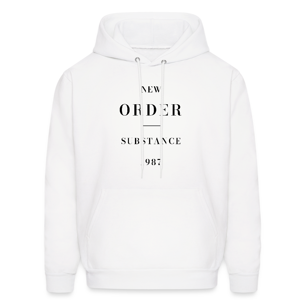 New Order Substance 1987 Men's Hoodie - white