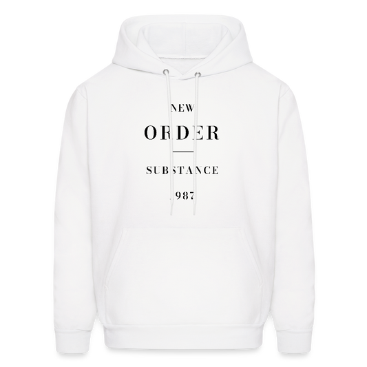New Order Substance 1987 Men's Hoodie - white