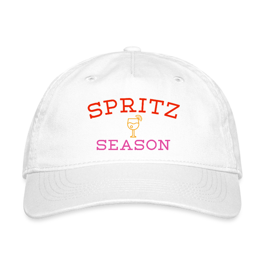Spritz Season Organic Baseball Cap - white