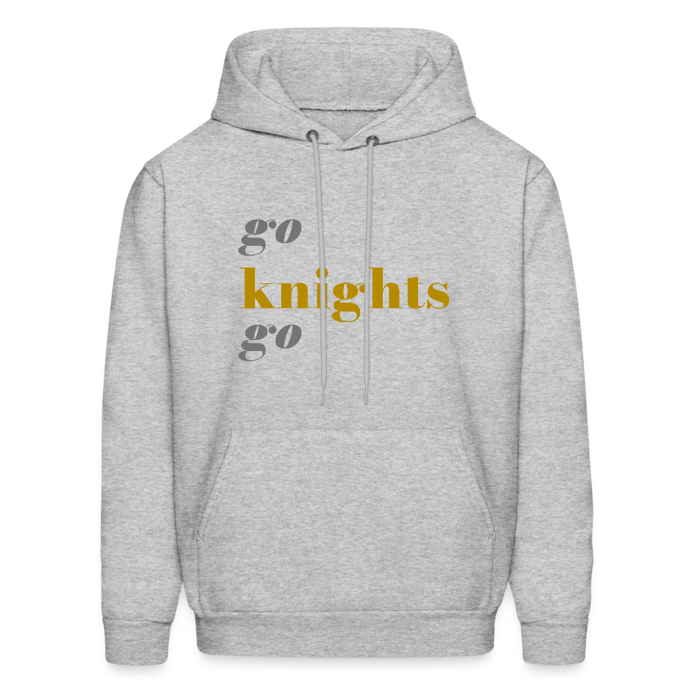 Go Knights Go Men's Hoodie - heather gray