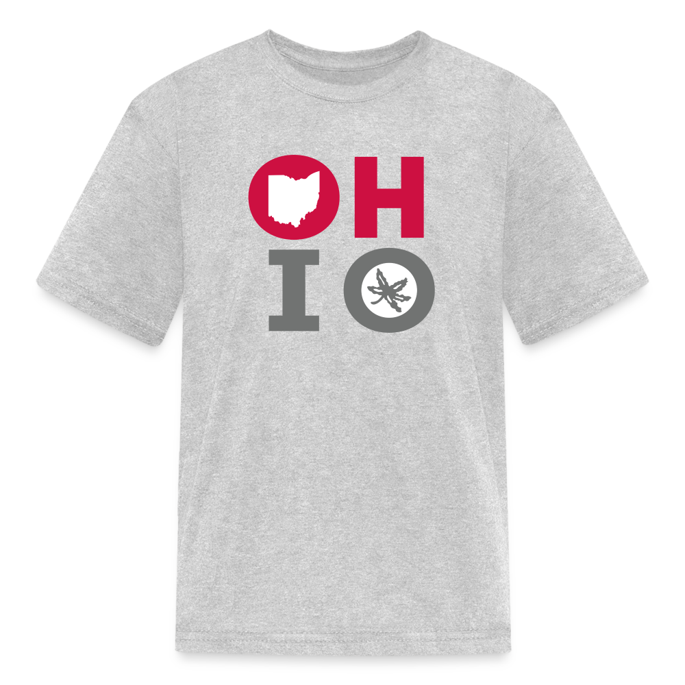 OHIO Kids' T-Shirt - heather gray