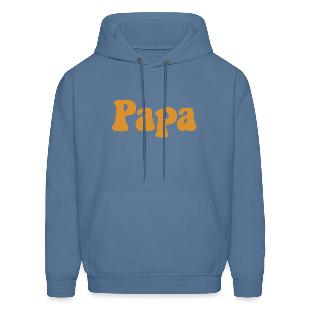 Papa Men's Hoodie - denim blue