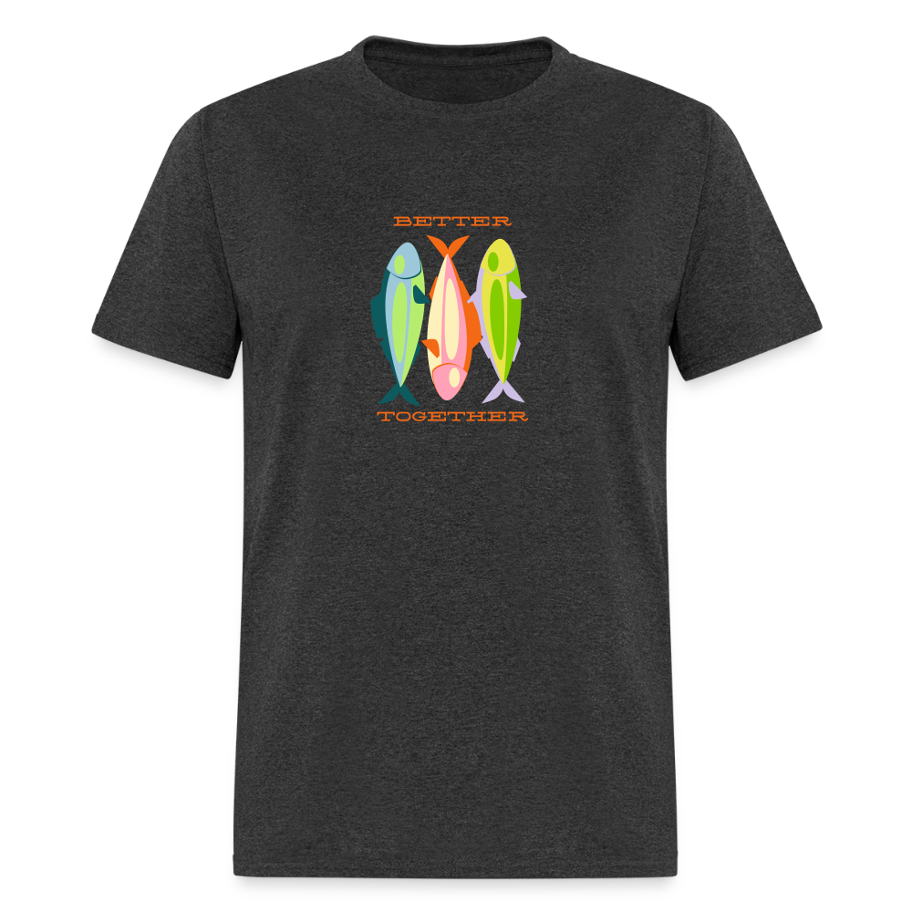 Better Together Sardines Unisex Classic T-Shirt - heather black