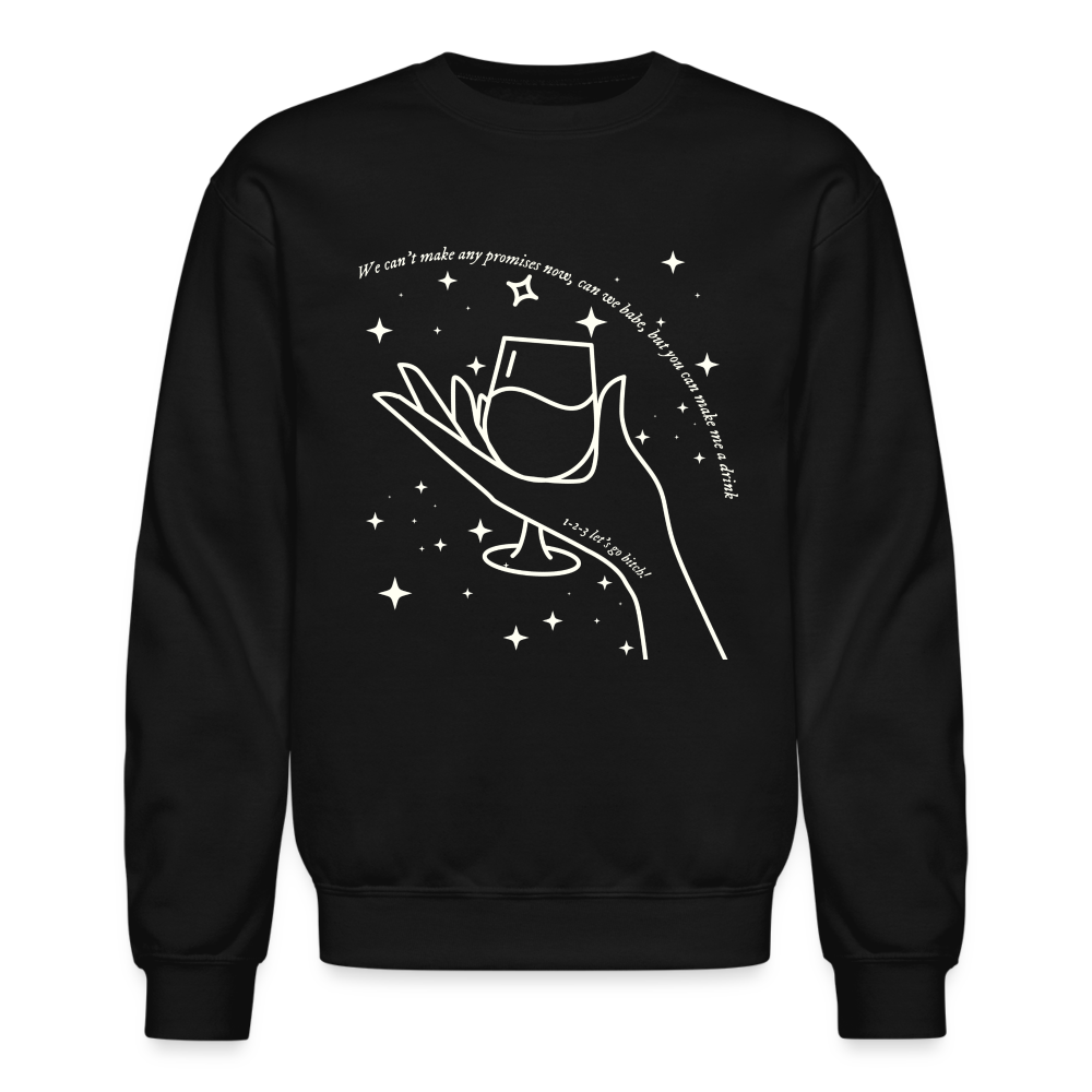 Delicate Crewneck Sweatshirt - black