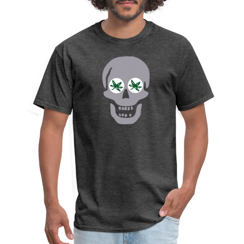 Skull BuckEYES Unisex Classic T-Shirt - heather black