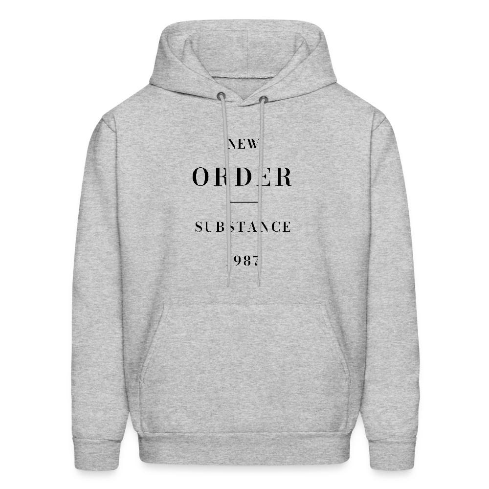 New Order Substance 1987 Men's Hoodie - heather gray