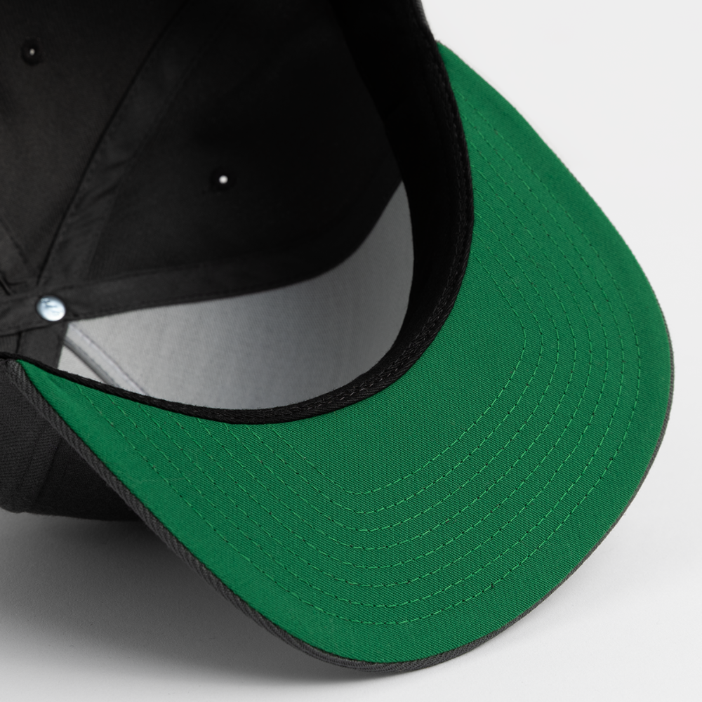 THE with Buckeye Leaf Snapback Baseball Cap - dark grey