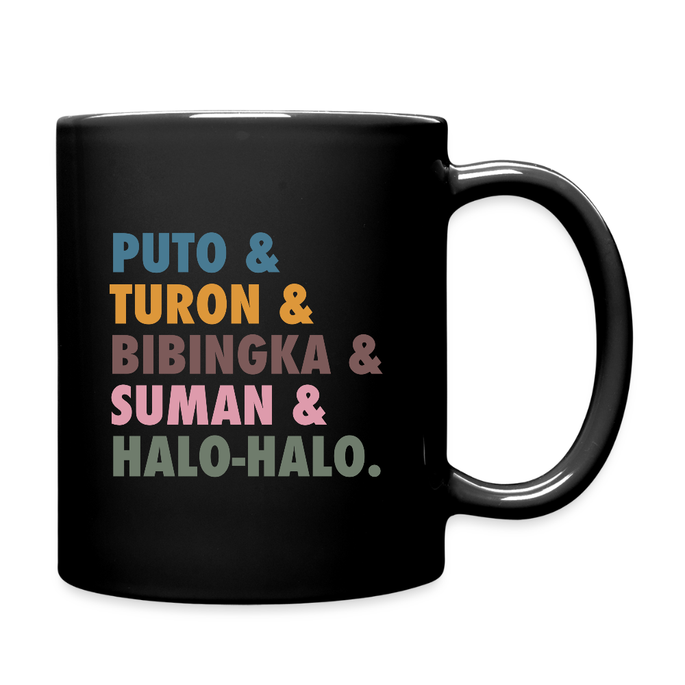 Lumpia & Pancit Full Color Mug - black