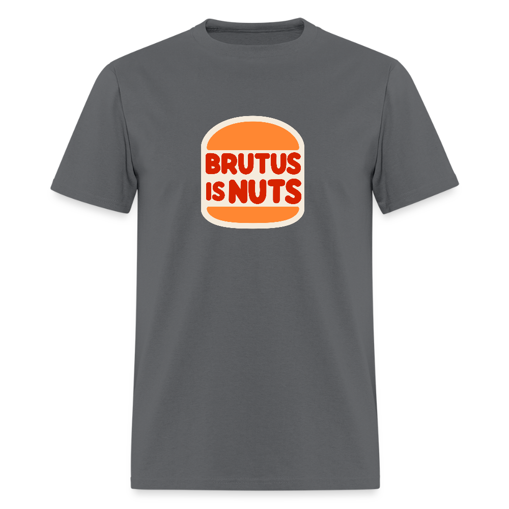 Brutus is Nuts Unisex Classic T-Shirt - charcoal