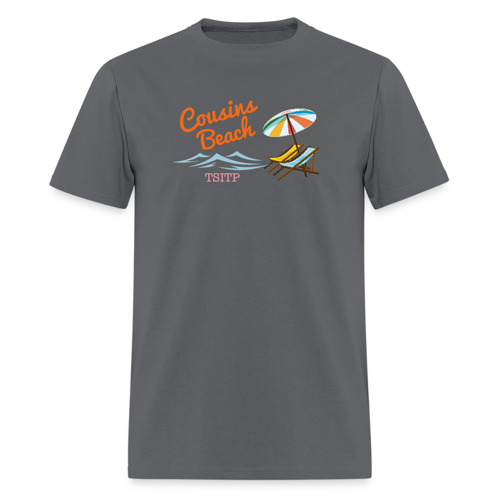 Cousins Beach Chairs Unisex Classic T-Shirt - charcoal