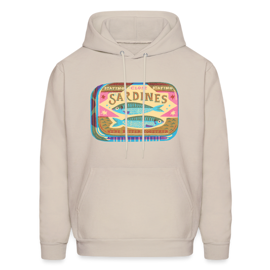 Sardines Better Together Men's Hoodie - Sand