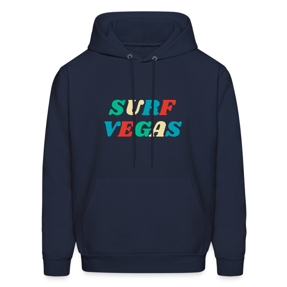 Surf Vegas Men's Hoodie - navy
