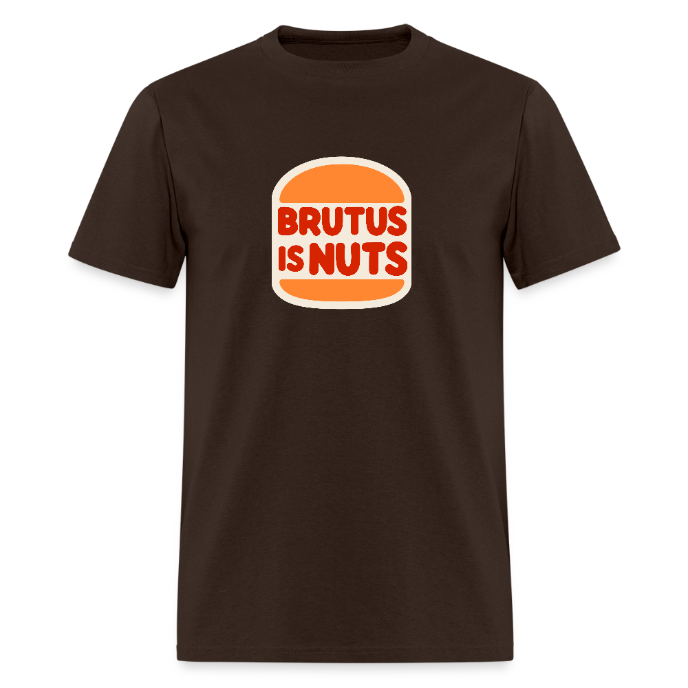 Brutus is Nuts Unisex Classic T-Shirt - brown