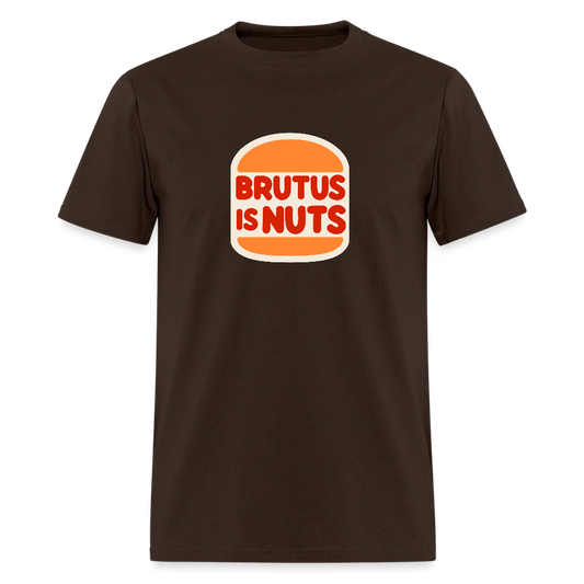 Brutus is Nuts Unisex Classic T-Shirt - brown