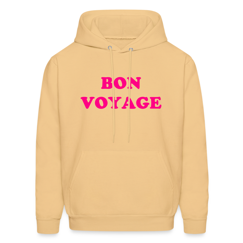 Bon Voyage Men's Hoodie - light gold