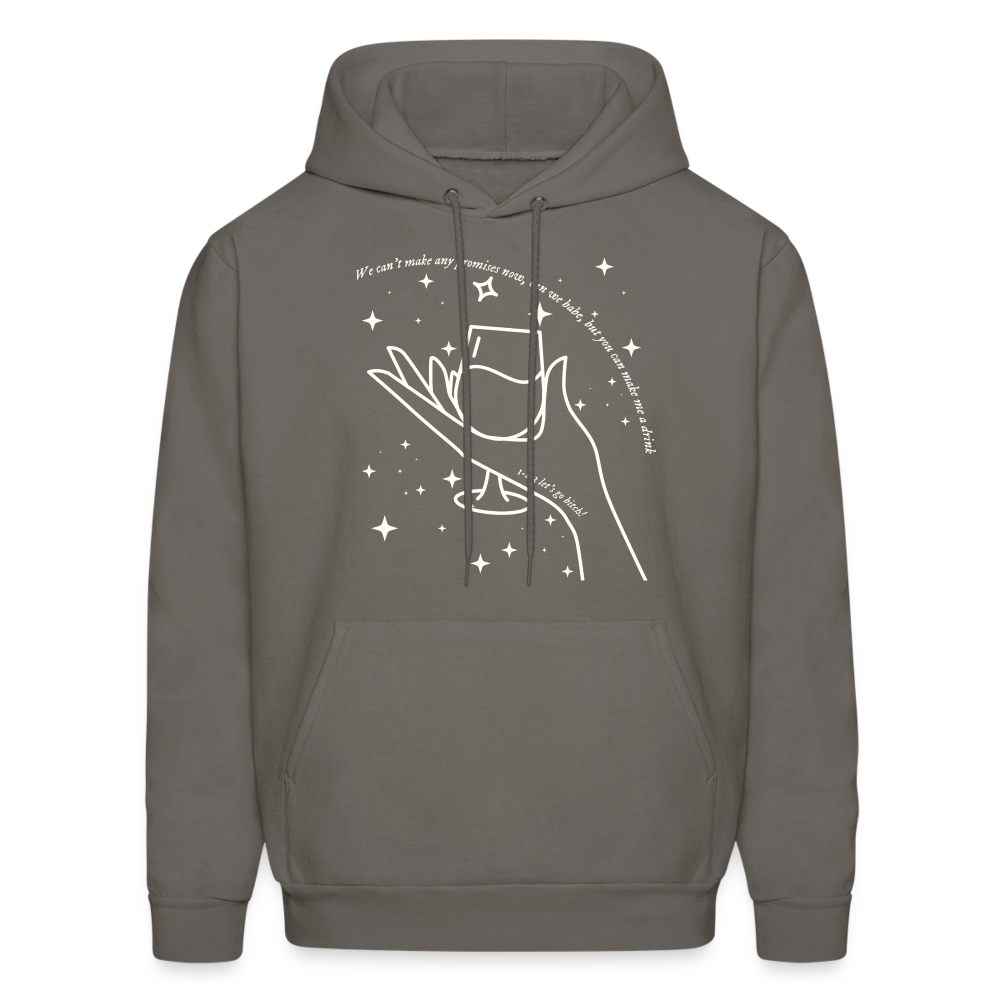 Delicate Make me a Drink Men's Hoodie - asphalt gray