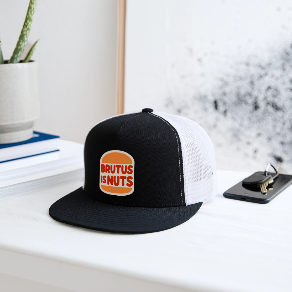Brutus is Nuts Trucker Hat - black/white