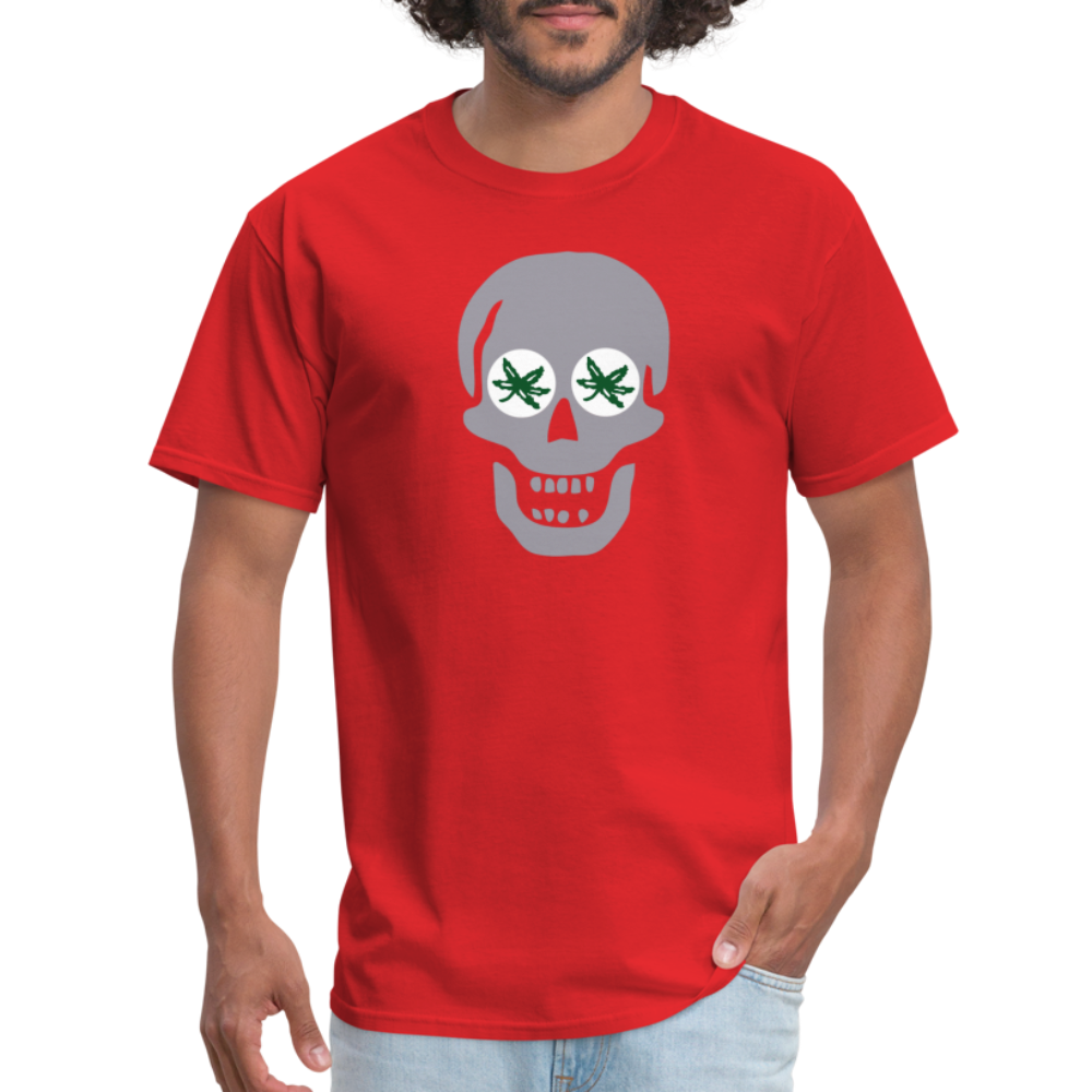 Skull BuckEYES Unisex Classic T-Shirt - red