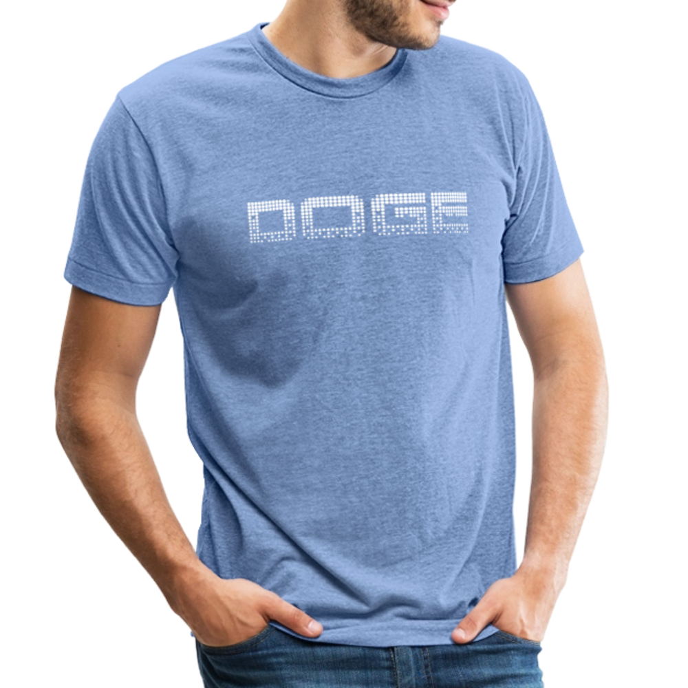 DOGE Unisex Tri-Blend T-Shirt - heather blue
