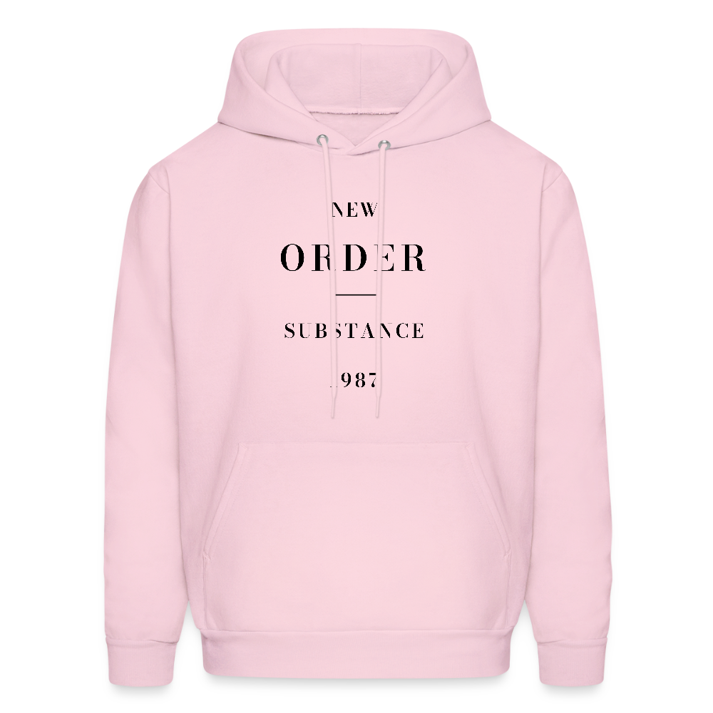 New Order Substance 1987 Men's Hoodie - pale pink