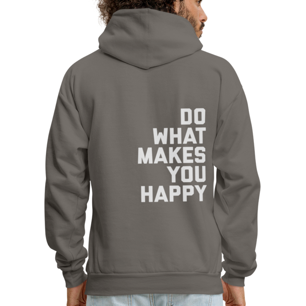 Do What Makes You Happy Men's Hoodie - asphalt gray