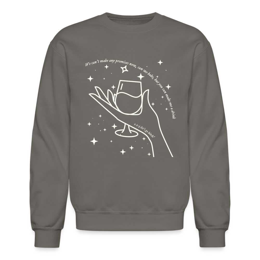 Delicate Crewneck Sweatshirt - asphalt gray