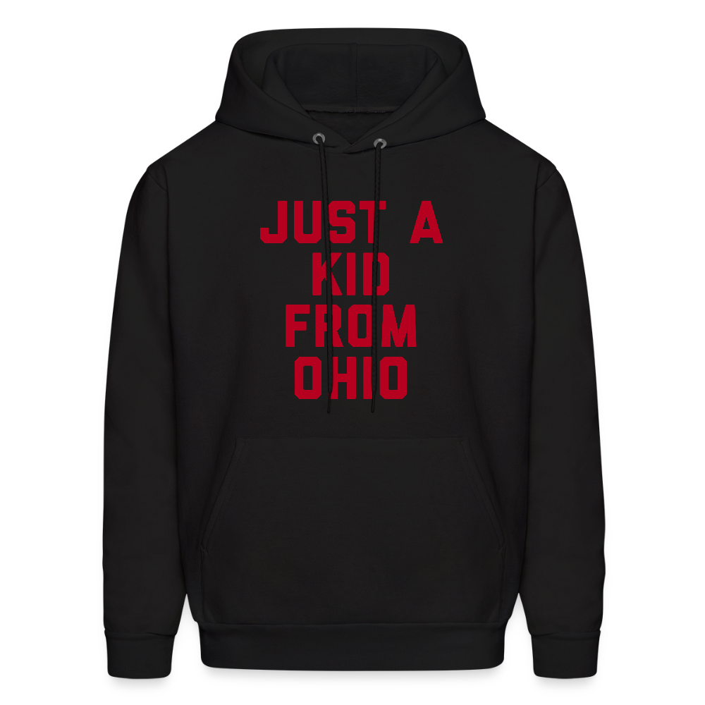 Just A Kid from Ohio Men's Hoodie - black