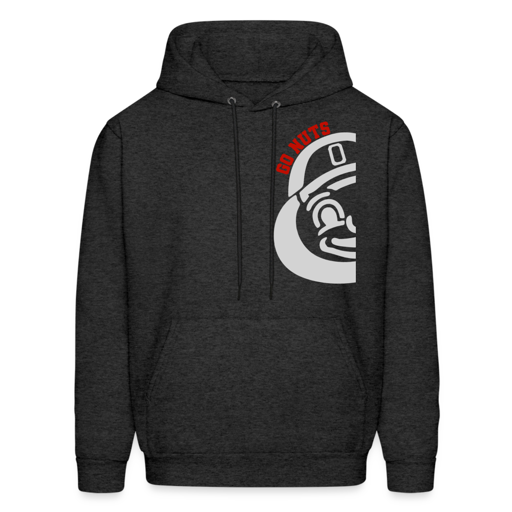 Go Nuts Brutus Men's Hoodie - charcoal grey