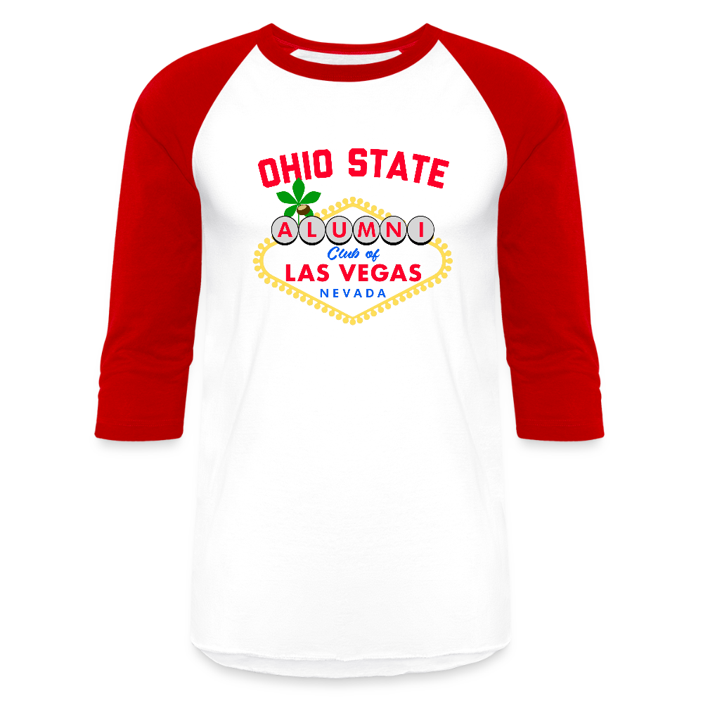 OSAC Baseball T-Shirt - white/red