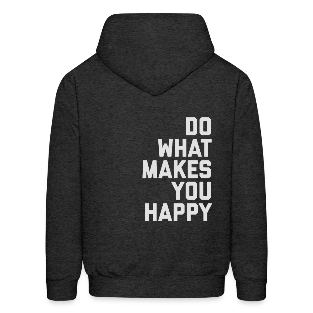Do What Makes You Happy Men's Hoodie - charcoal grey