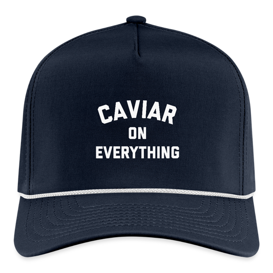 Caviar on Everything Rope Cap - navy/white
