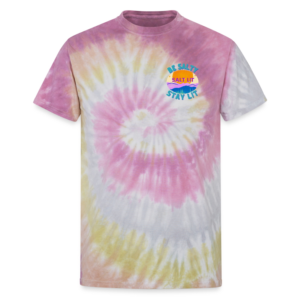 Salt Lit Unisex Tie Dye T-Shirt - Desert Rose