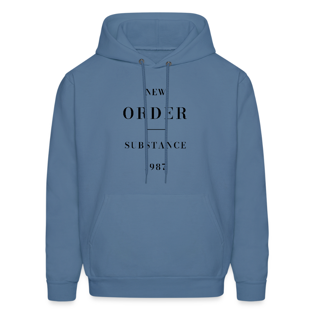 New Order Substance 1987 Men's Hoodie - denim blue