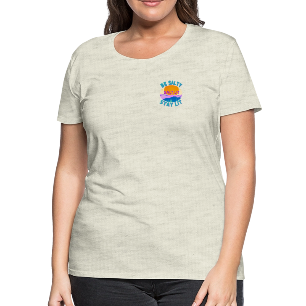 SALTLIT Scoop Neck - heather oatmeal