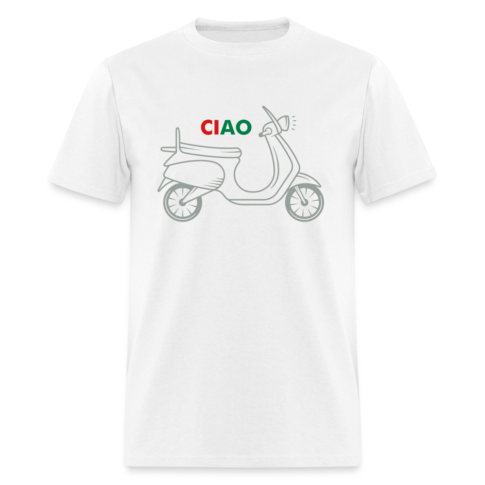 CIAO Scooter Unisex Classic T-Shirt - white