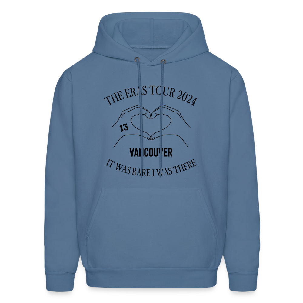 The Eras Tour 2024 It was rare. I was there. Vancouver Men's Hoodie - denim blue
