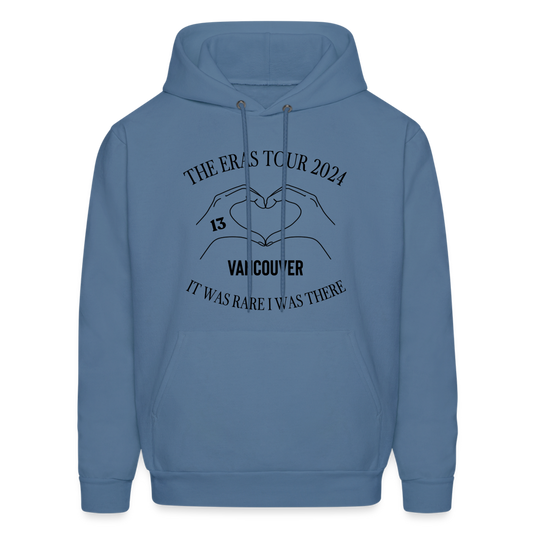 The Eras Tour 2024 It was rare. I was there. Vancouver Men's Hoodie - denim blue